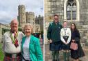 Katie Roy and Alister Kerr from the Kilwinning Scouts both attended the event at Windsor Castle.