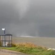 Gavin McCrae captured the weather phenomenon on video