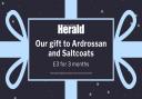 Flash sale: Subscribe to the Ardrossan Herald for £3 for 3 months