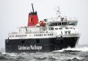 The MV Caledonian Isles in stormy conditions last week