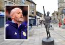 A statue of Steve Clarke could be put up in front of the one of Bobby Lennox in Saltcoats during Euro 2024