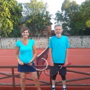 TS100 Mixed Doubles Tournament winners Wendy McClure and Martin Abramson