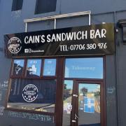 Cain's Sandwich Bar in Saltcoats