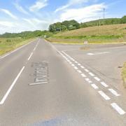 The crash happened on the A78 at the junction with Kilrusken Road