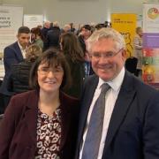 Kenneth and Patricia Gibson at the Saltcoats funding fayre
