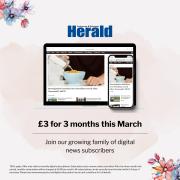 Subscribe to the Ardrossan and Saltcoats Herald for £3 for 3 months this March