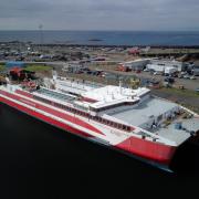 MV Alfred made its first official sailing to Arran on Friday