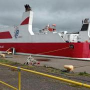 The MV Alfred at Ardrossan