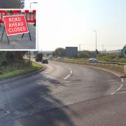 Part of the A78 southbound is to close this month.