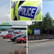 The woman was apprehended on Glasgow Street after an incident at Asda in Ardrossan.