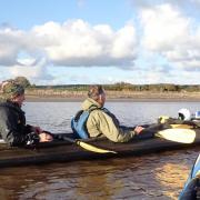 The four men will row Klepper canoes from Ardrossan to Oban