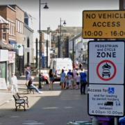 Dockhead Street in Saltcoats will remain pedestrianised for a further 12-months.