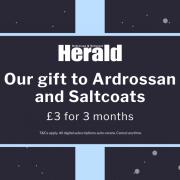 Flash sale: Subscribe to the Ardrossan Herald for £3 for 3 months