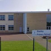 Stanley Primary School in Ardrossan is at the centre of the dispute with mums Lisa Kennedy, Tammie Middleton and Carly Kennedy