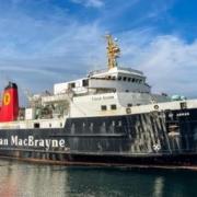 The MV Isle of Arran and MSP Jamie Greene