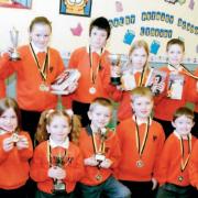 The 2004 Dalry Burns competition winners (see below)