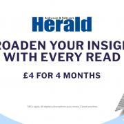 Subscribe to the Ardrossan and Saltcoats Herald with this flash sale