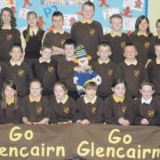 Glencairn Primary's successful athletics team in 2009