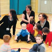 Parents day at Glencairn Nursery in Stevesnton back in 2014