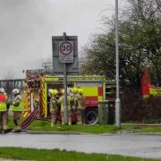 There is to be increased fire service activity at the site of a battery recycling plant fire in Kilwinning.