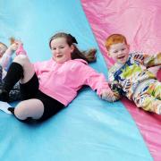 Bouncy fun in Eglinton Park