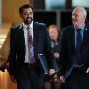 Humza Yousaf and his likely successor as SNP leader and First Minister, John Swinney