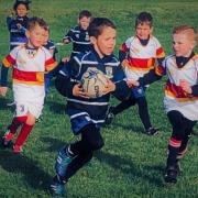 GOOD HANDLING: The Accies Micros are pictured in action.