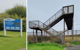 Holiday home owners at Sandylands in Saltcoats have been left frustrated by the bridge from the park to the beach which has been closed for two years.