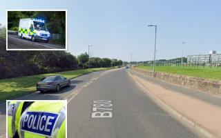 Local reports stated that Saltcoats Road in Stevenston was closed off around the time of the incident.