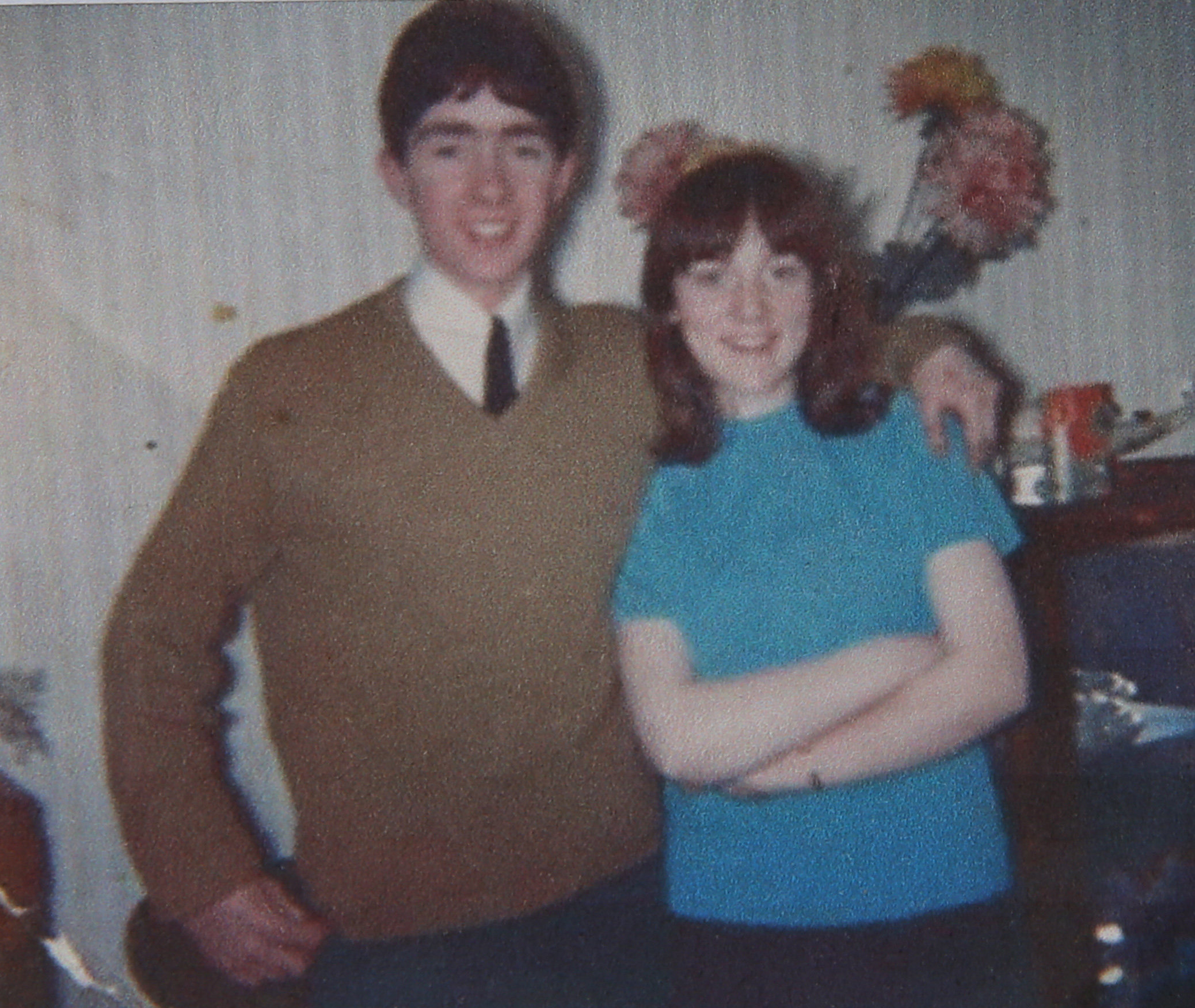Glasgow Times past feature. Isabel and Brian McNulty pictured in 1965, both age 15... Isabel and Brian McNulty from Milton, Glasgow have been together for 53 years after meeting at school, courting at the dancing, and marrying at 18. ...5 May 2021.For
