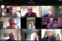 28 members joined the Club’s first ever virtual meeting.