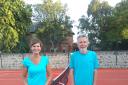 TS100 Mixed Doubles Tournament winners Wendy McClure and Martin Abramson