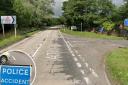 The crash happened on the A78 Irvine Road at its junction with Fairlie Moor Road. Photo: Street View.