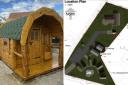 The glamping pods would be situated close to Eglinton House