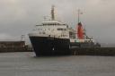 MV Isle of Arran's sailings between Ardrossan and Brodick have been badly affected by Storm Isha