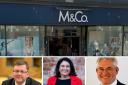 Colin Smyth, Katy Clark and Kenneth Gibson have reacted to the announcement that all M&Co stores are set to close this year
