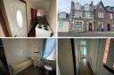 The one-bedroom flat at 3a Hill Street in Saltcoats is listed for auction with a guide price of £20,000
