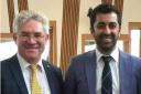 Kenneth Gibson MSP with First Minister Humza Yousaf