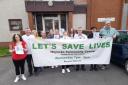 Members of the Let's Save Lives Group, which meets in Stevenston every Wednesday
