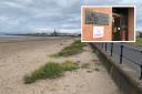 The incident is alleged to have happened at the beach in Saltcoats