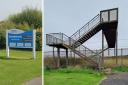 Holiday home owners at Sandylands in Saltcoats have been left frustrated by the bridge from the park to the beach which has been closed for two years.