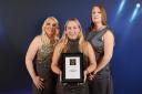 Dora (middle) and her team of Laura (right) and Fiona (left) as well as Lesley (not pictured) were named as the Best Cleaning Business in Ayrshire and Dumfries.