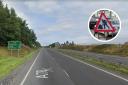 Parts of the A78 Three Towns bypass will be closed.
