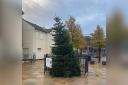 Locals are being asked to help name Kilwinning's wonky Christmas tree.