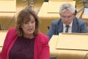 Minister Fiona Hyslop and MSP Kenneth Gibson