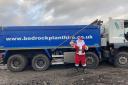 Kevin will be going around in his lorry dressed as Santa in a bid to raise cash for charity.