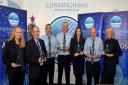 CHA's Carolann Rennie, John Scott, John Bruce, Mark Workman, Joanna Thomson, Ian Macpherson and Collette Smith (Liam Watters was also honoured but is not pictured)