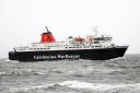 The MV Caledonian Isles crosses in rough weather this week