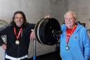 Gold medallists Gavin and Bill Despard