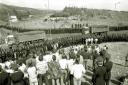 Striking miners and police clashed at Hunterston during the strike